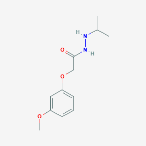 molecular formula C12H18N2O3 B502786 N'-isopropyl-2-(3-methoxyphenoxy)acetohydrazide CAS No. 62251-75-6