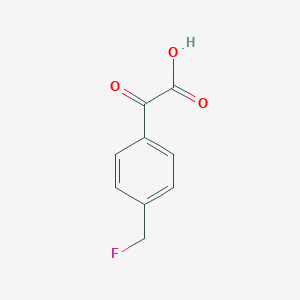 molecular formula C9H7FO3 B050280 4-(Fluoromethyl)benzoylformate CAS No. 114996-72-4