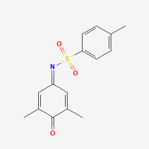 molecular formula C15H15NO3S B5028182 N-(3,5-dimethyl-4-oxocyclohexa-2,5-dien-1-ylidene)-4-methylbenzenesulfonamide 