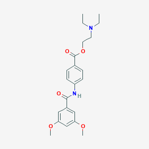 2-(Diethylamino)ethyl 4-[(3,5-dimethoxybenzoyl)amino]benzoate