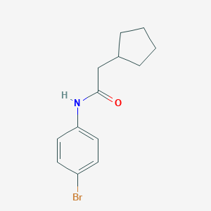 N-(4-bromophenyl)-2-cyclopentylacetamide