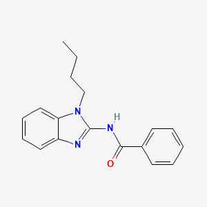 molecular formula C18H19N3O B5028309 N-(1-butyl-1H-benzimidazol-2-yl)benzamide 