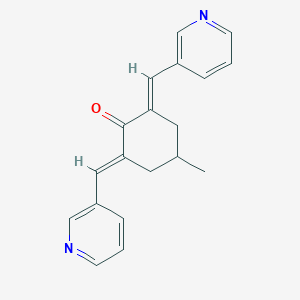 4-Methyl-2,6-bis(3-pyridinylmethylene)cyclohexanone