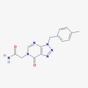 2-[3-(4-methylbenzyl)-7-oxo-3,7-dihydro-6H-[1,2,3]triazolo[4,5-d]pyrimidin-6-yl]acetamide