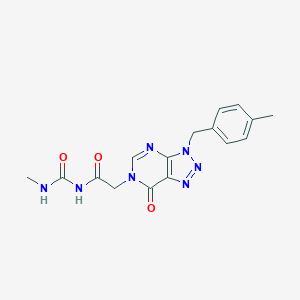 N-methyl-N'-{[3-(4-methylbenzyl)-7-oxo-3,7-dihydro-6H-[1,2,3]triazolo[4,5-d]pyrimidin-6-yl]acetyl}urea