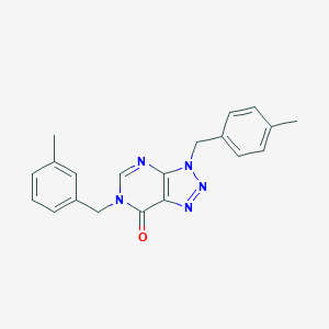 6-(3-methylbenzyl)-3-(4-methylbenzyl)-3,6-dihydro-7H-[1,2,3]triazolo[4,5-d]pyrimidin-7-one