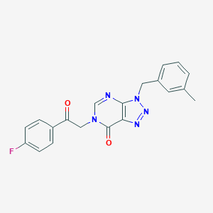 6-[2-(4-fluorophenyl)-2-oxoethyl]-3-(3-methylbenzyl)-3,6-dihydro-7H-[1,2,3]triazolo[4,5-d]pyrimidin-7-one