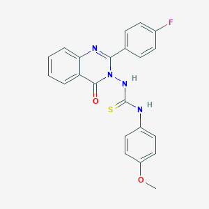 N-(2-(4-fluorophenyl)-4-oxo-3(4H)-quinazolinyl)-N'-(4-methoxyphenyl)thiourea