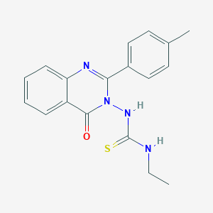N-ethyl-N'-(2-(4-methylphenyl)-4-oxo-3(4H)-quinazolinyl)thiourea