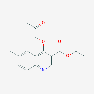 Ethyl 6-methyl-4-(2-oxopropoxy)-3-quinolinecarboxylate