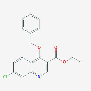 Ethyl 4-(benzyloxy)-7-chloro-3-quinolinecarboxylate