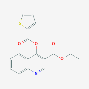 Ethyl 4-[(2-thienylcarbonyl)oxy]-3-quinolinecarboxylate