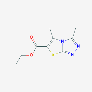 Ethyl 3,5-dimethyl[1,3]thiazolo[2,3-c][1,2,4]triazole-6-carboxylate