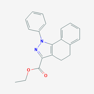 ethyl 1-phenyl-4,5-dihydro-1H-benzo[g]indazole-3-carboxylate