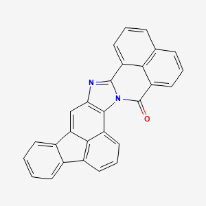 molecular formula C28H14N2O B5029277 3,15-Diazaoctacyclo[16.10.1.15,9.02,16.03,14.019,24.025,29.013,30]triaconta-1(28),2(16),5,7,9(30),10,12,14,17,19,21,23,25(29),26-tetradecaen-4-one 