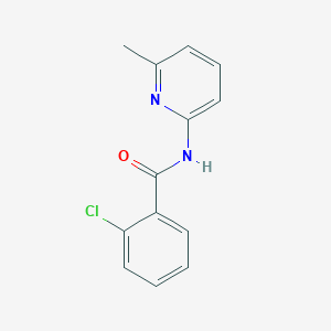 molecular formula C13H11ClN2O B502928 2-chloro-N-(6-methylpyridin-2-yl)benzamide 