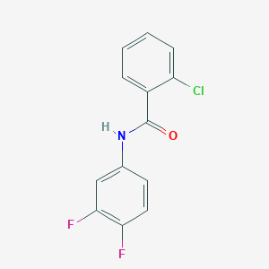 molecular formula C13H8ClF2NO B502932 2-chloro-N-(3,4-difluorophenyl)benzamide CAS No. 330467-98-6