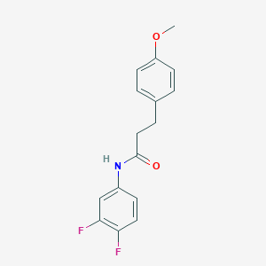 N-(3,4-difluorophenyl)-3-(4-methoxyphenyl)propanamide