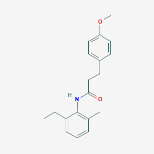 N-(2-ethyl-6-methylphenyl)-3-(4-methoxyphenyl)propanamide