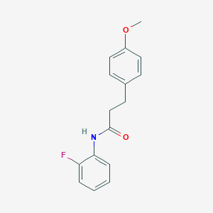 N-(2-fluorophenyl)-3-(4-methoxyphenyl)propanamide