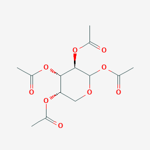 molecular formula C13H18O9 B050294 [(3S,4S,5R)-4,5,6-Triacetyloxyoxan-3-yl] acetate CAS No. 123163-97-3