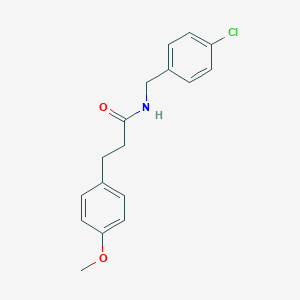 N-(4-chlorobenzyl)-3-(4-methoxyphenyl)propanamide