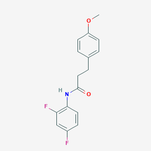 N-(2,4-difluorophenyl)-3-(4-methoxyphenyl)propanamide