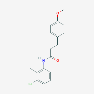 N-(3-chloro-2-methylphenyl)-3-(4-methoxyphenyl)propanamide