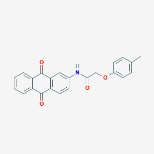 molecular formula C23H17NO4 B5029504 N-(9,10-dioxo-9,10-dihydroanthracen-2-yl)-2-(4-methylphenoxy)acetamide 