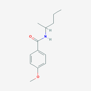 molecular formula C13H19NO2 B502951 4-methoxy-N-(1-methylbutyl)benzamide 