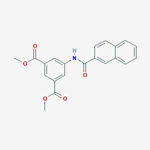 molecular formula C21H17NO5 B502952 Dimethyl 5-(2-naphthoylamino)isophthalate 