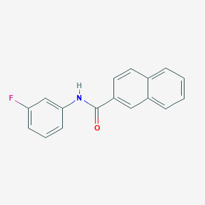 molecular formula C17H12FNO B502957 N-(3-fluorophenyl)-2-naphthamide 