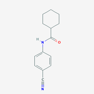 N-(4-cyanophenyl)cyclohexanecarboxamide