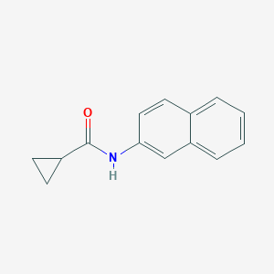 molecular formula C14H13NO B502960 N-(2-naphthyl)cyclopropanecarboxamide 