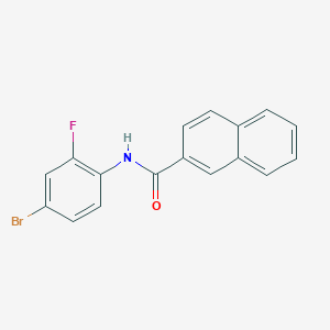 N-(4-bromo-2-fluorophenyl)-2-naphthamide