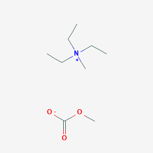 molecular formula C9H21NO3 B050297 Triethylmethylammonium methyl carbonate CAS No. 113840-08-7