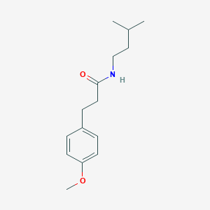 molecular formula C15H23NO2 B502981 3-(4-methoxyphenyl)-N-(3-methylbutyl)propanamide 