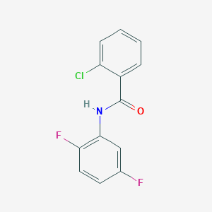 molecular formula C13H8ClF2NO B502986 2-chloro-N-(2,5-difluorophenyl)benzamide CAS No. 903302-26-1