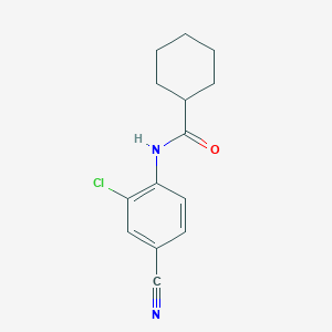N-(2-chloro-4-cyanophenyl)cyclohexanecarboxamide