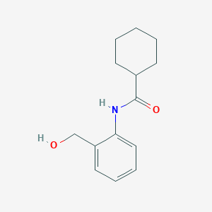 molecular formula C14H19NO2 B502988 N-[2-(hydroxymethyl)phenyl]cyclohexanecarboxamide 