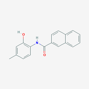 molecular formula C18H15NO2 B502992 N-(2-hydroxy-4-methylphenyl)-2-naphthamide 