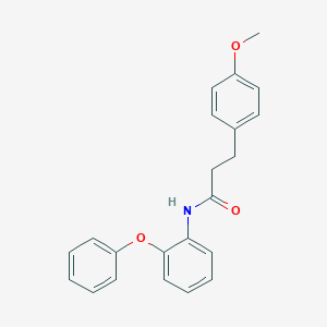 molecular formula C22H21NO3 B502994 3-(4-methoxyphenyl)-N-(2-phenoxyphenyl)propanamide CAS No. 546097-43-2