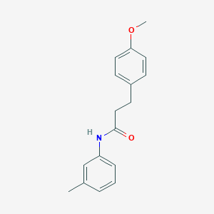 molecular formula C17H19NO2 B502999 3-(4-methoxyphenyl)-N-(3-methylphenyl)propanamide 