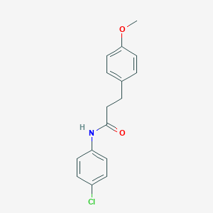 molecular formula C16H16ClNO2 B503002 N-(4-chlorophenyl)-3-(4-methoxyphenyl)propanamide 