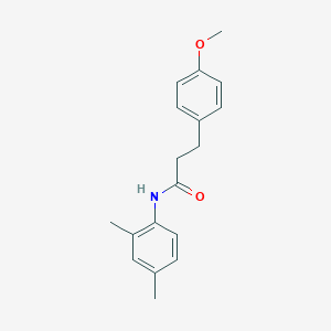 molecular formula C18H21NO2 B503004 N-(2,4-dimethylphenyl)-3-(4-methoxyphenyl)propanamide 