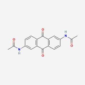molecular formula C18H14N2O4 B5030066 N-(6-acetamido-9,10-dioxoanthracen-2-yl)acetamide 