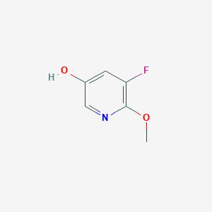 molecular formula C6H6FNO2 B050301 5-Fluoro-6-methoxypyridin-3-OL CAS No. 124432-71-9