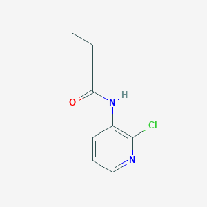 molecular formula C11H15ClN2O B503011 N-(2-chloro-3-pyridinyl)-2,2-dimethylbutanamide 