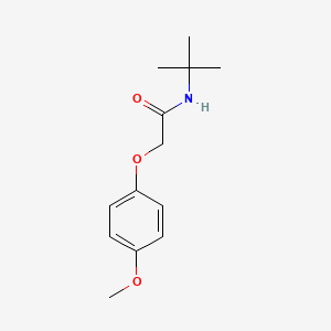 molecular formula C13H19NO3 B5030207 N-tert-butyl-2-(4-methoxyphenoxy)acetamide 