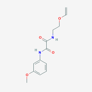 molecular formula C13H16N2O4 B5030294 N-(2-ethenoxyethyl)-N'-(3-methoxyphenyl)oxamide 